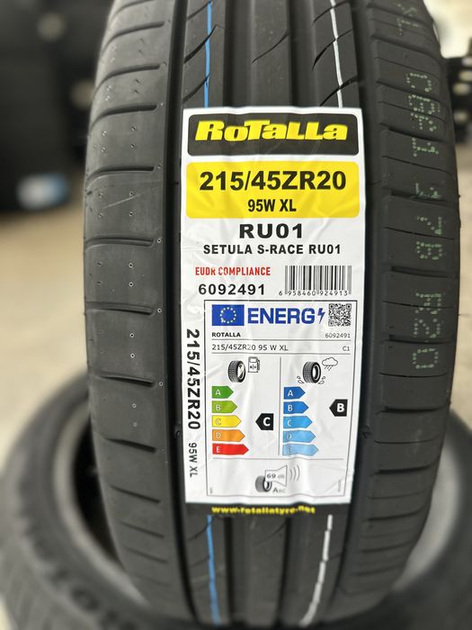 Нови летни гуми ROTALLA SETULA S-RACE RU01 215/45R20 95W XL НОВ DOT