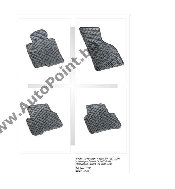 Гумени стелки El Toro VW Passat B6 B7 CC