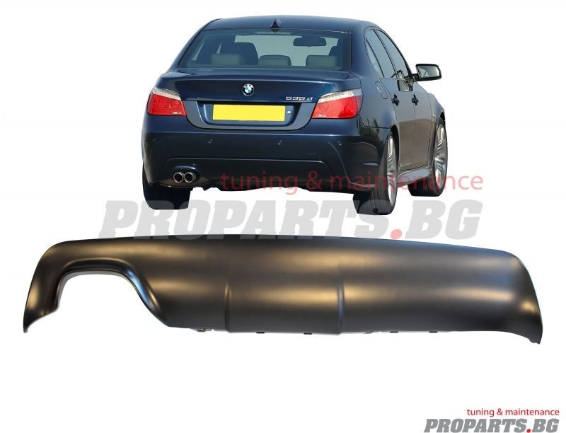 M дифузер за M спорт броня BMW e60 03-10