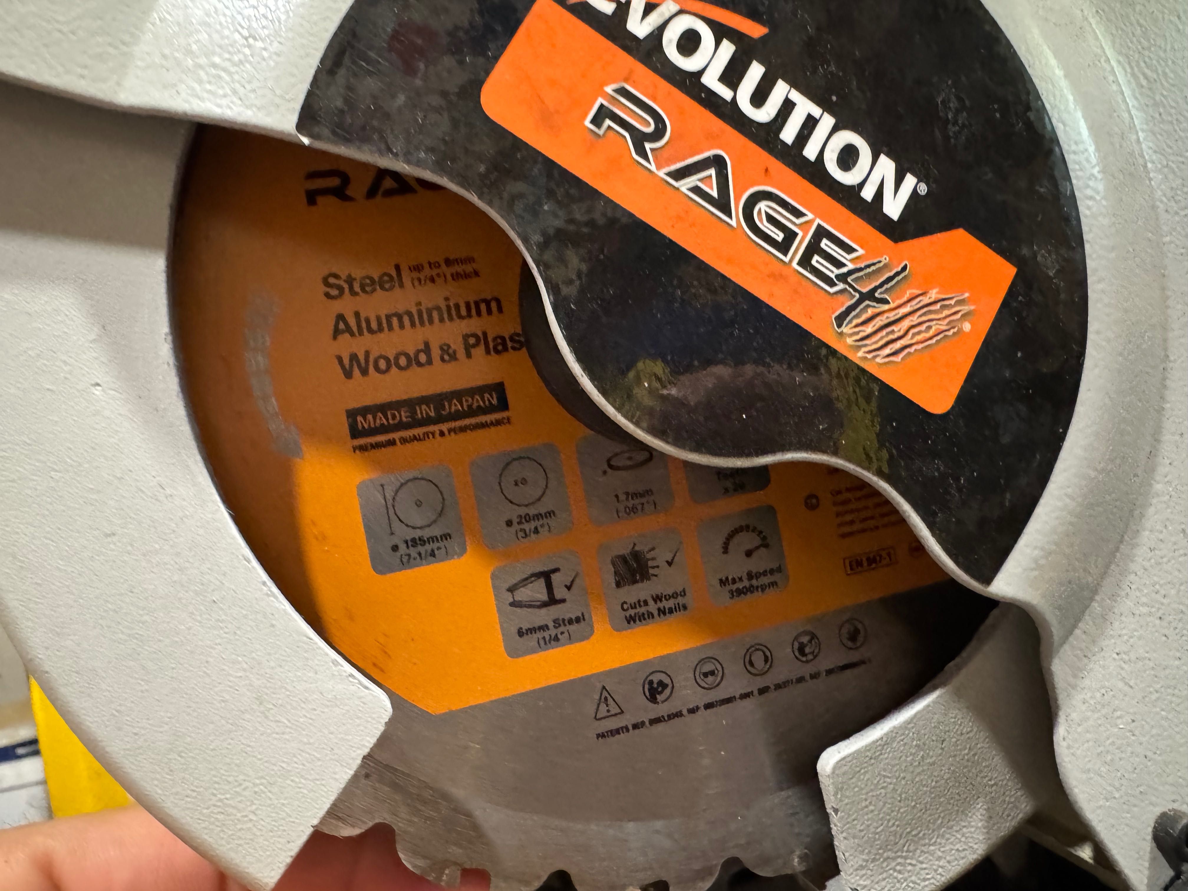 Циркуляр Evolution Rage 4 110v + трянсформатор