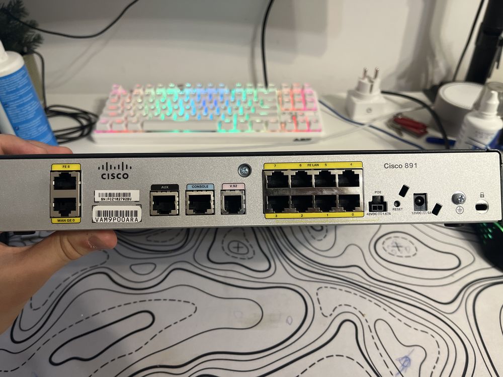 Роутер маршрутизатор Cisco 891