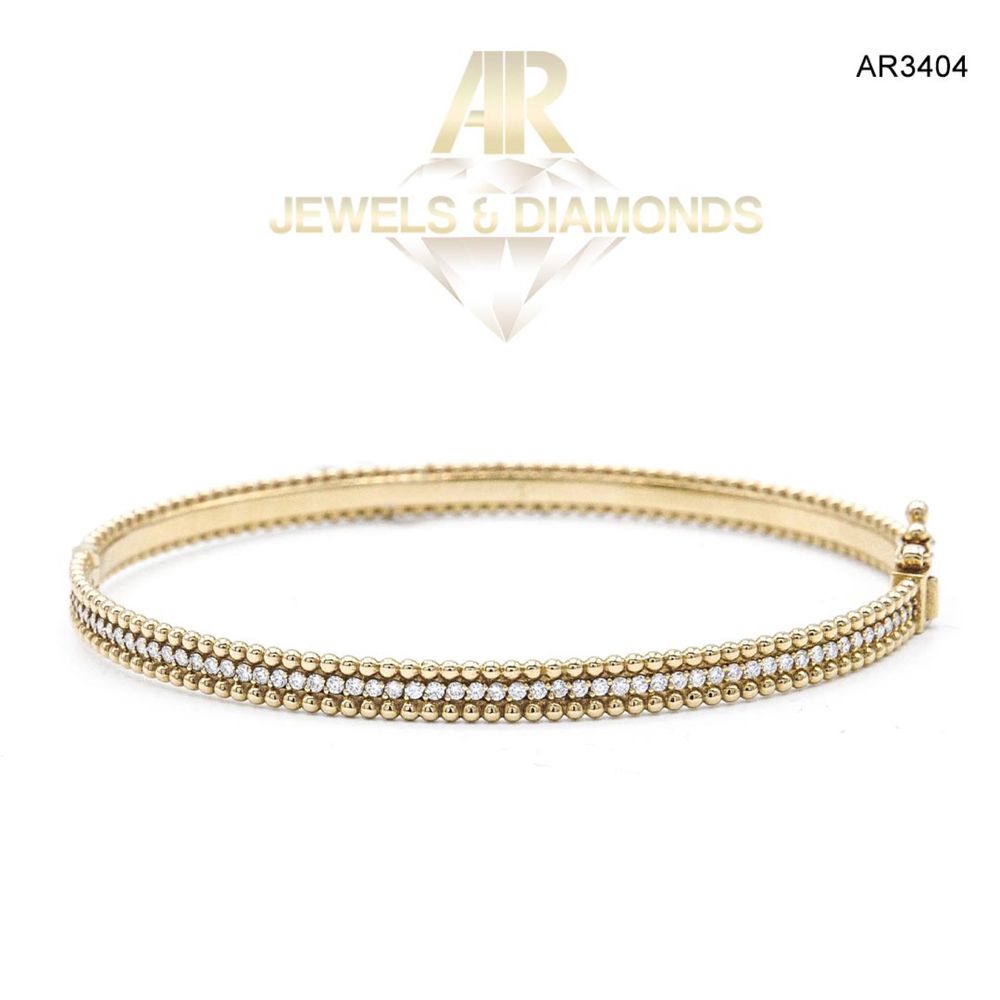 Bratara Aur 14 K cu DIAMANTE model nou ARJEWELS (AR3404)