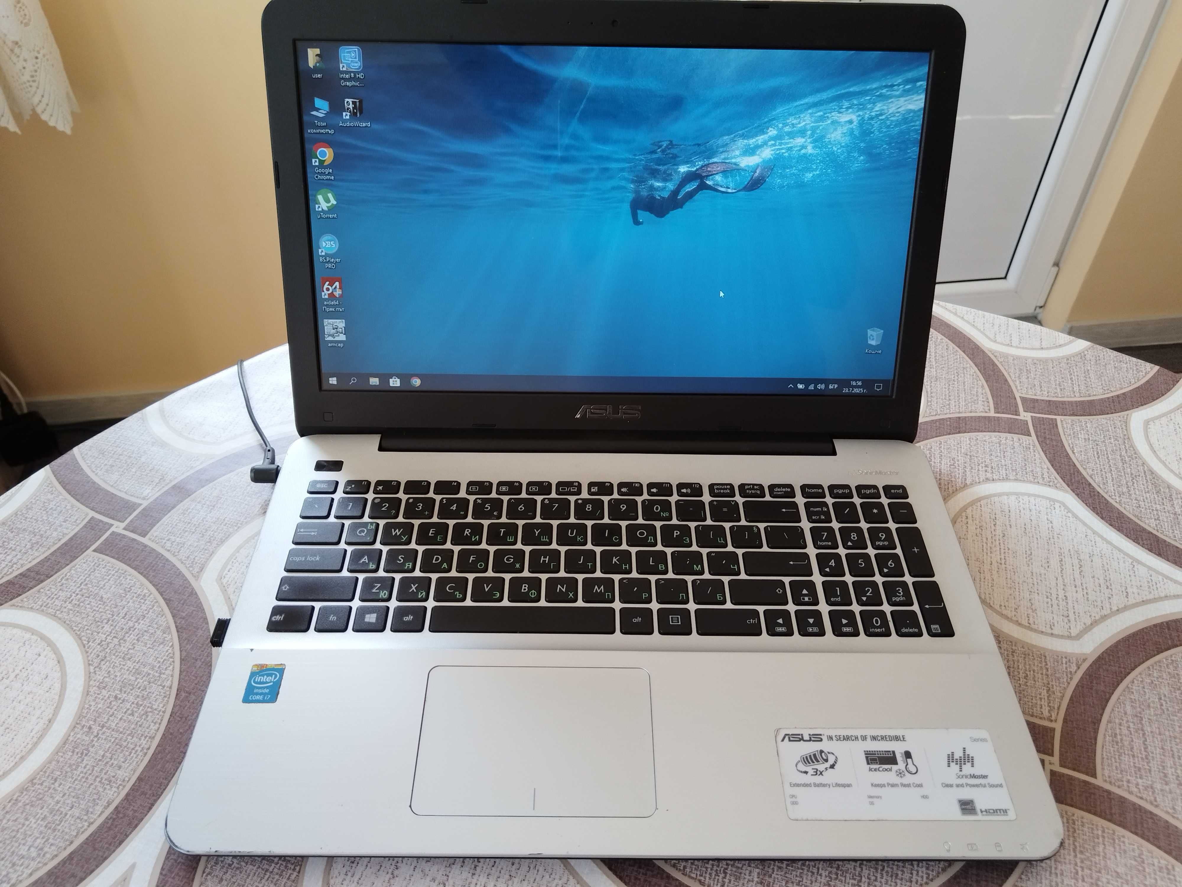 Лаптоп Asus X555LA