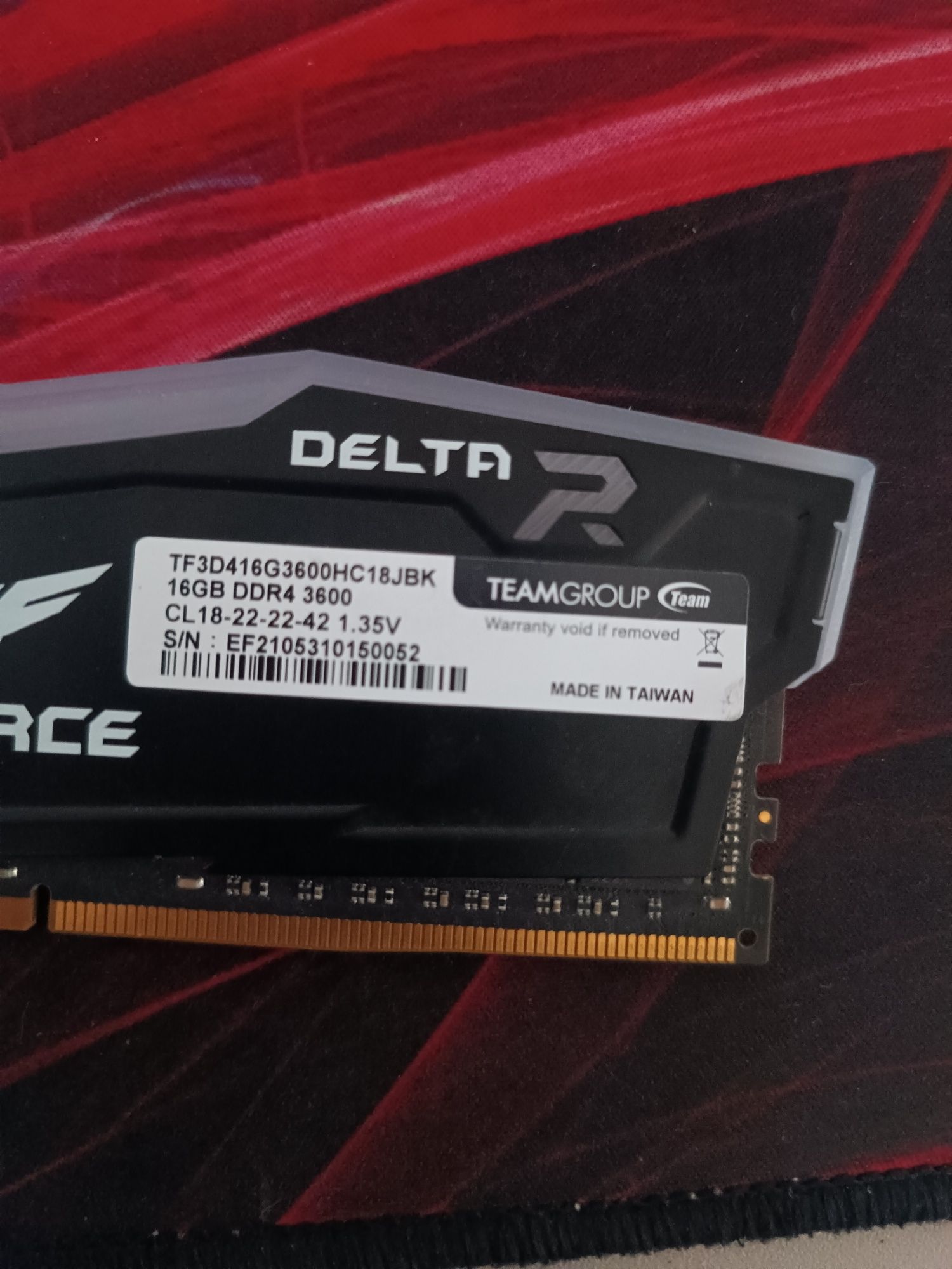 Озу ddr4 16 gb 3600mgz
