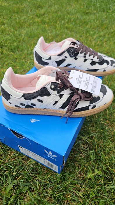 Adidas samba cow print size 37.5 true to size