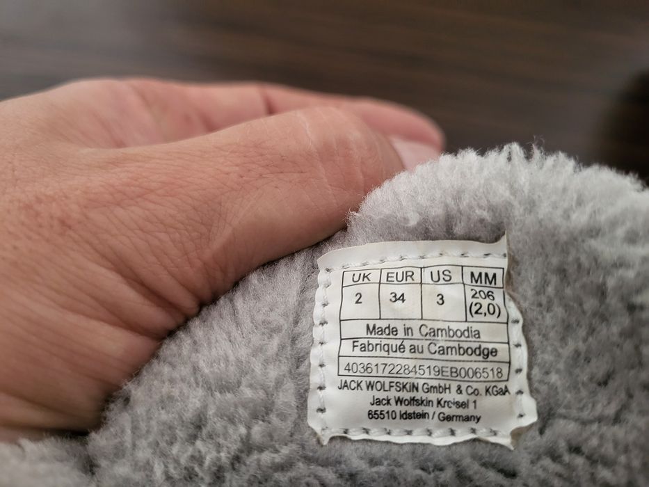 Ghete Jack Wolfskin nr.34