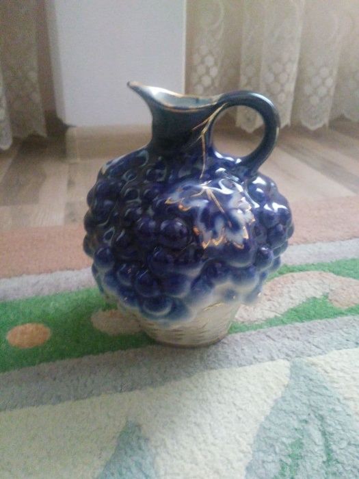 Фарфоровый кувшин/графин "Виноград в корзине"