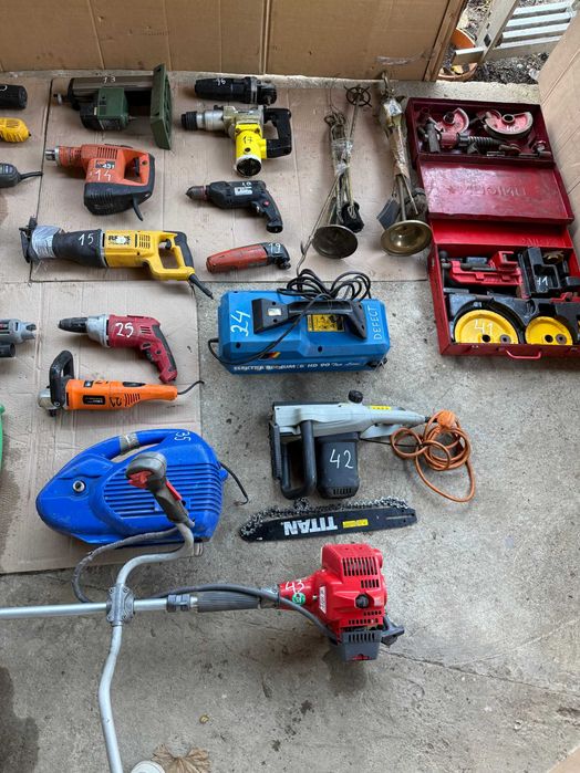 Scule defecte (dispozitiv de indoit tevi ..accesorii semineu