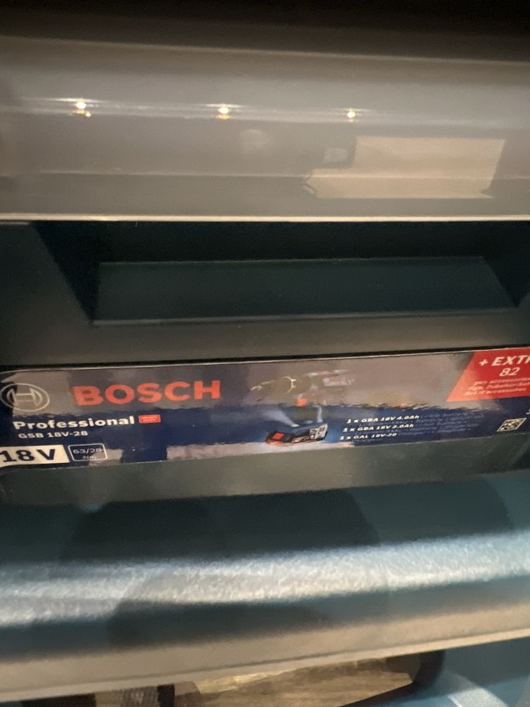 Filetanta Bosch GSR 18V-28 cu ac.de 2 ah.+incarcator-Noua