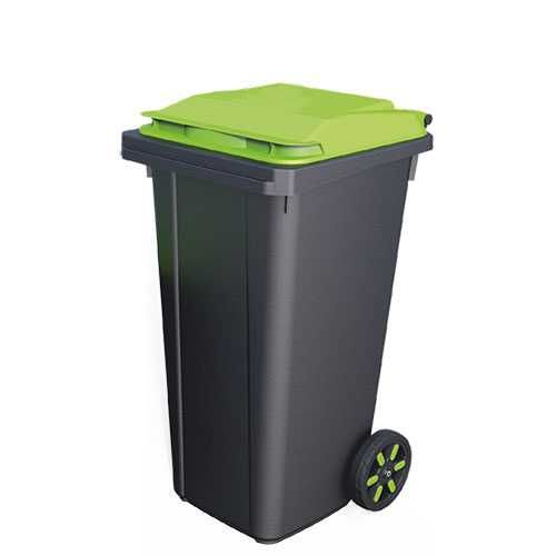 Мусорный контейнер 120 литров / Бак для мусора на колесах