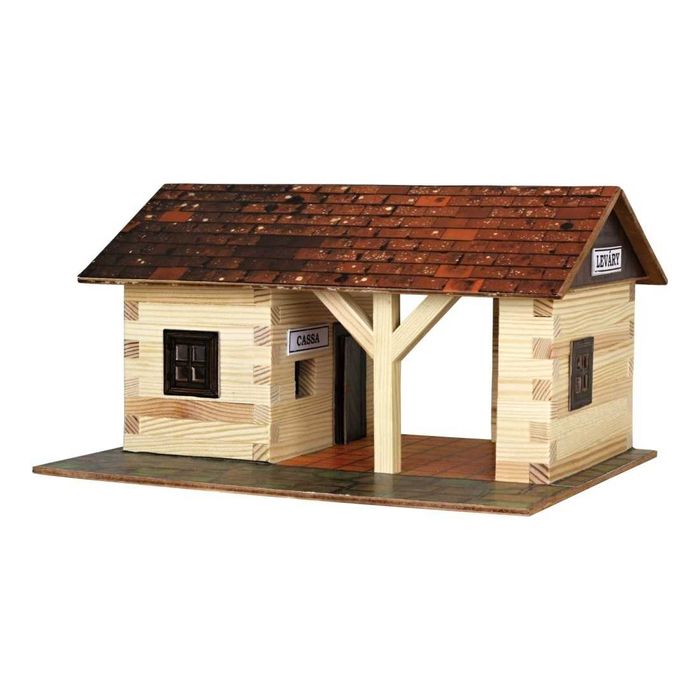 Дървени макети на сгради конструктор серия HOBBY KIT