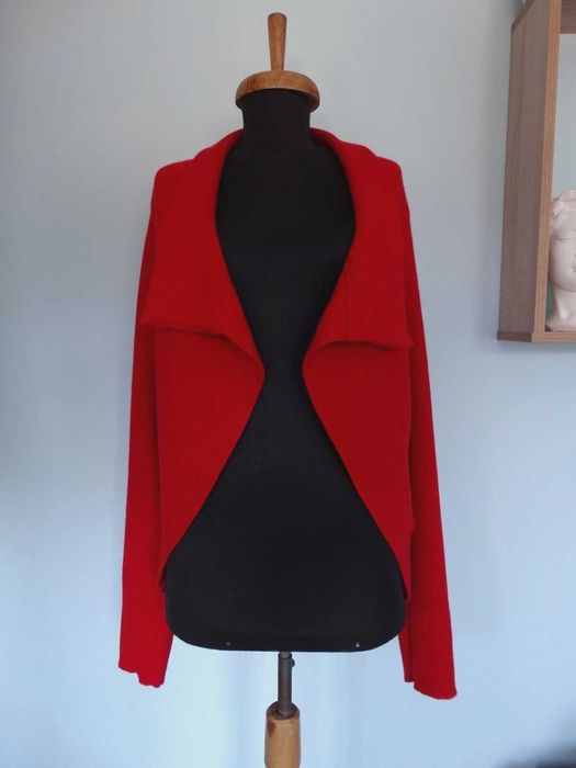 Rene Lezard 100% Cashmere дебела кашмирена жилетка пуловер кашмир XL