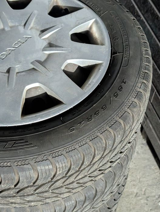 Jante și anvelope iarna + capace Logan