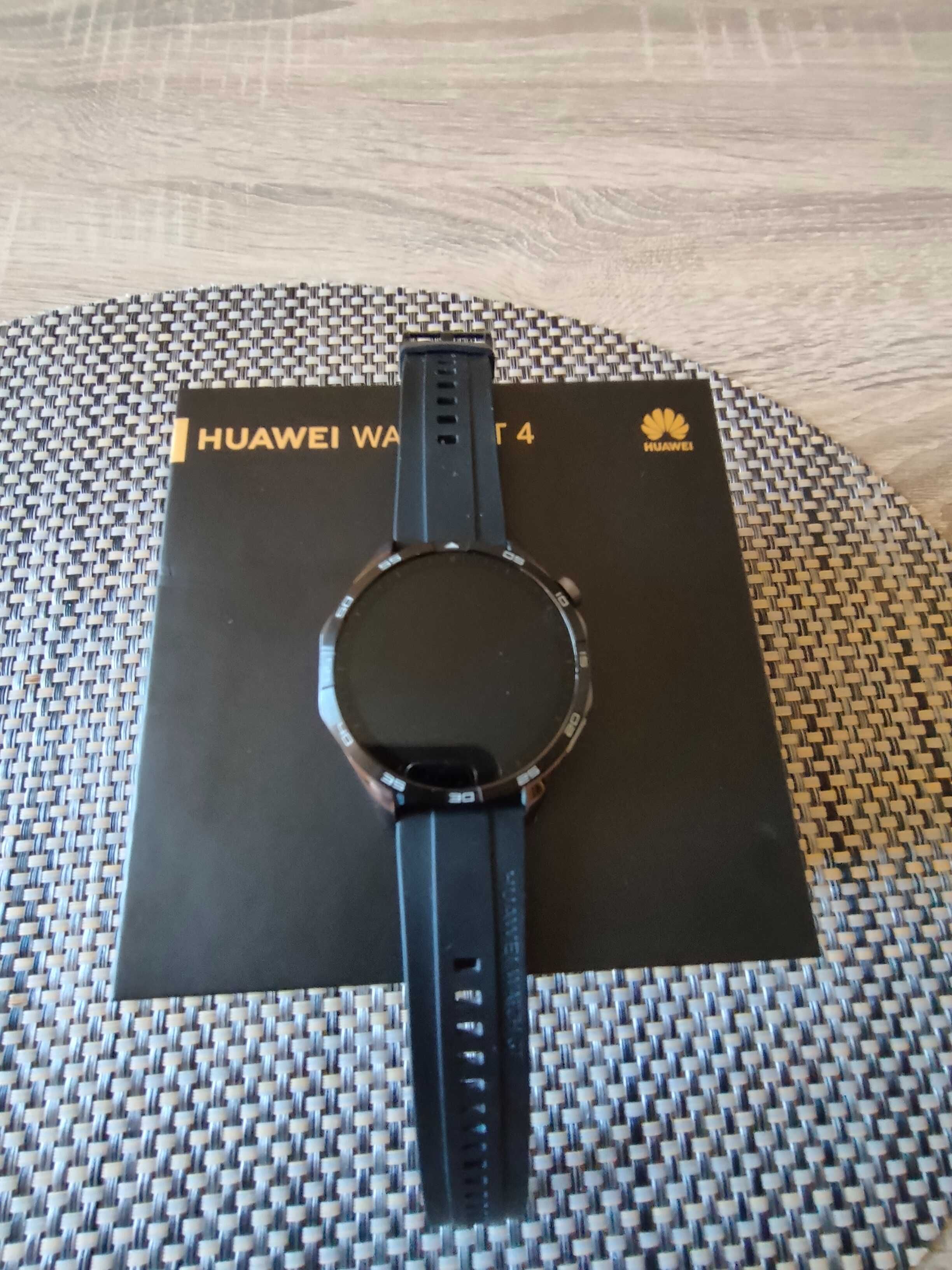 Часовник HUAWEI WATCH GT 4 BLACK Black Fluoroelastomer Strap 46