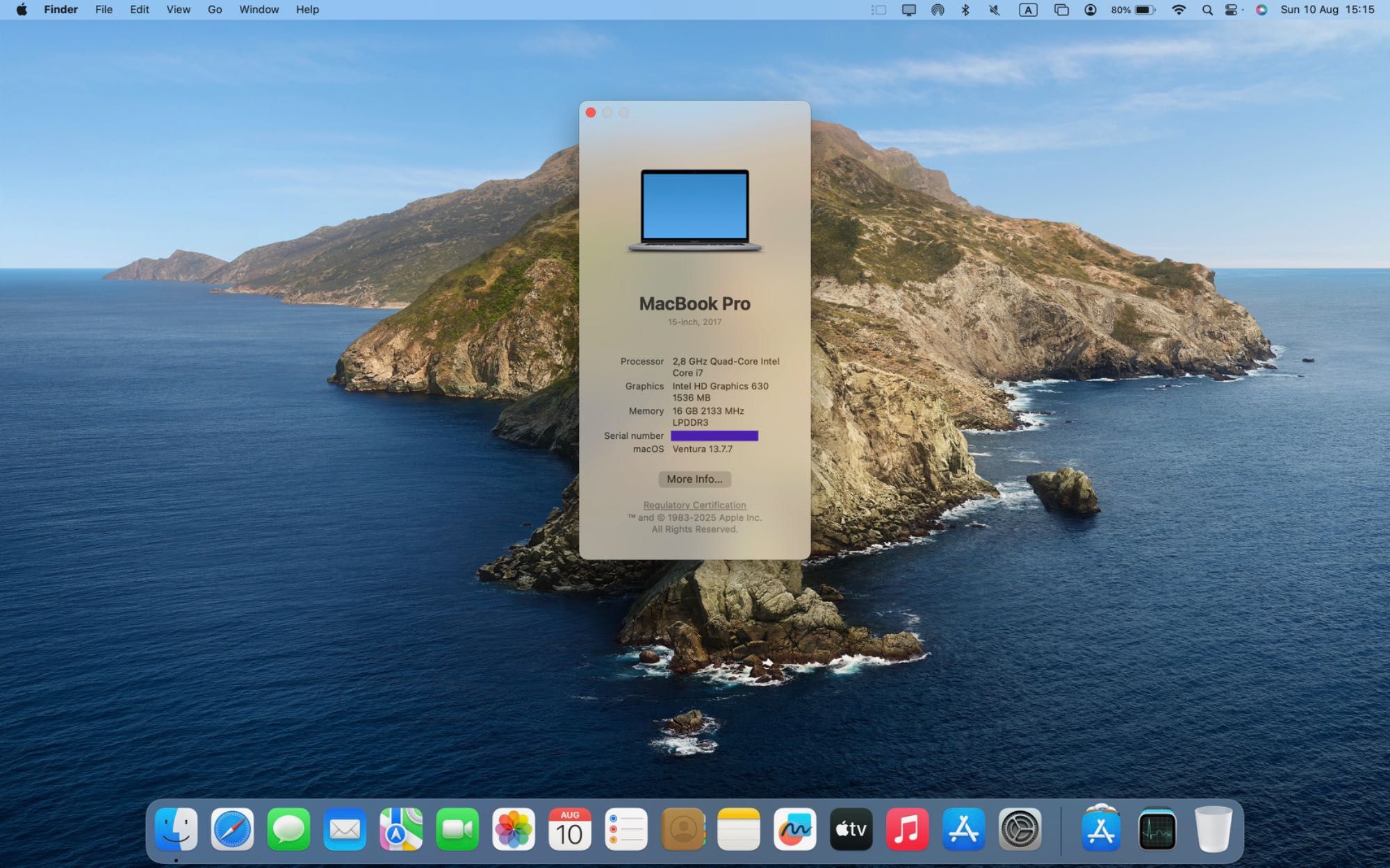Apple MacBook Pro A1707 | 15” | i7 | 1TB | 16GB