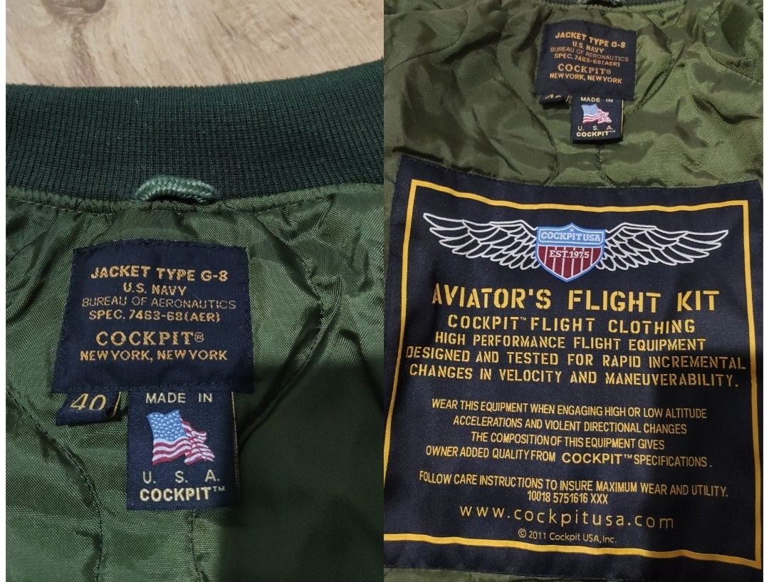 Geaca bomber Cockpit USA made in USA mărimea M