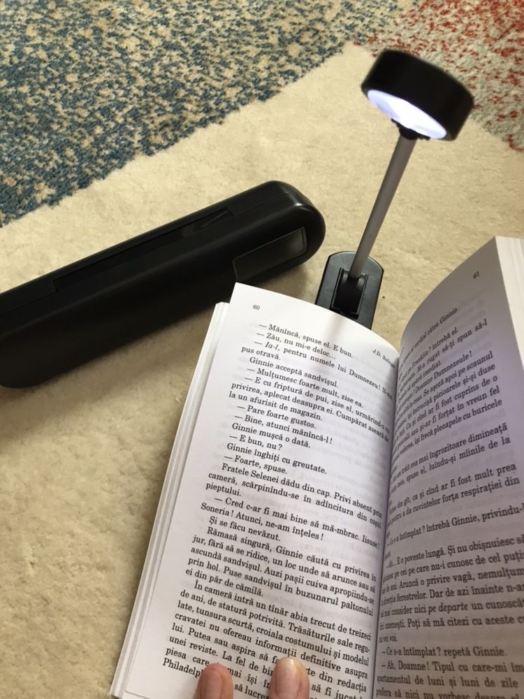 Lampa de citit pentru buzunar