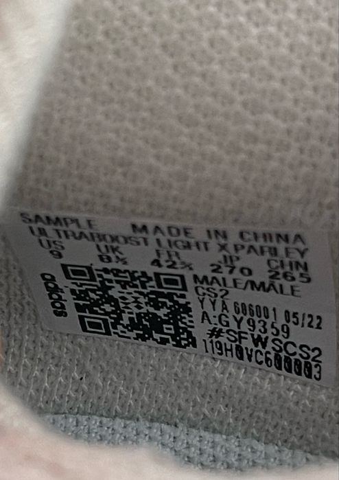 Adidas Ultraboost Light x Parley