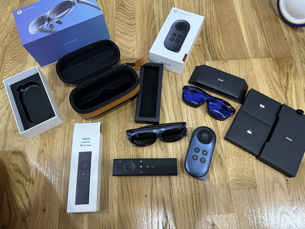 Rokid Max AR OLED Glasses + Rokid Station + Rokid Remote Control VR 3D
