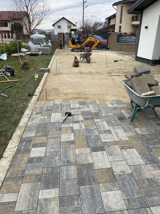 Montaj pavaj - pavele / borduri / rigole