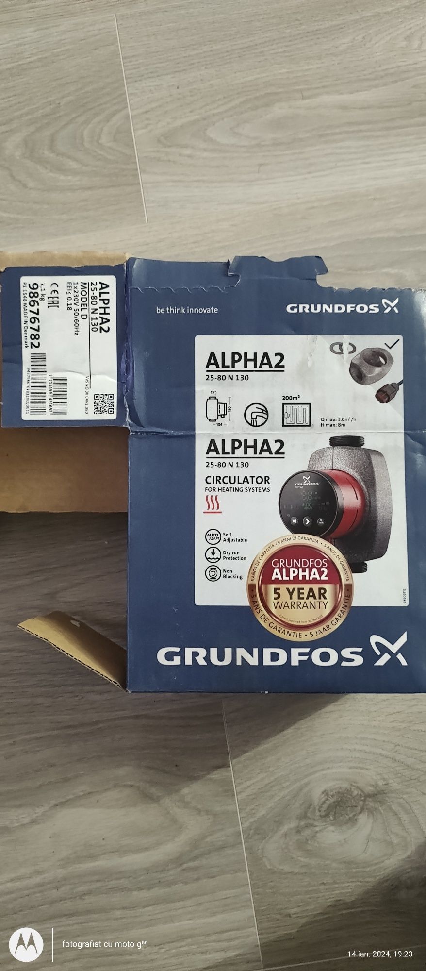 Pompa recirculare Grundfos