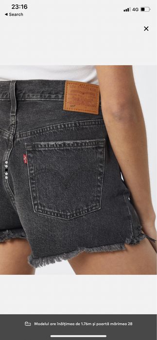 Pantaloni scurți de blugi Levis