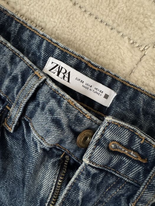 Zara дънки тъмно сини