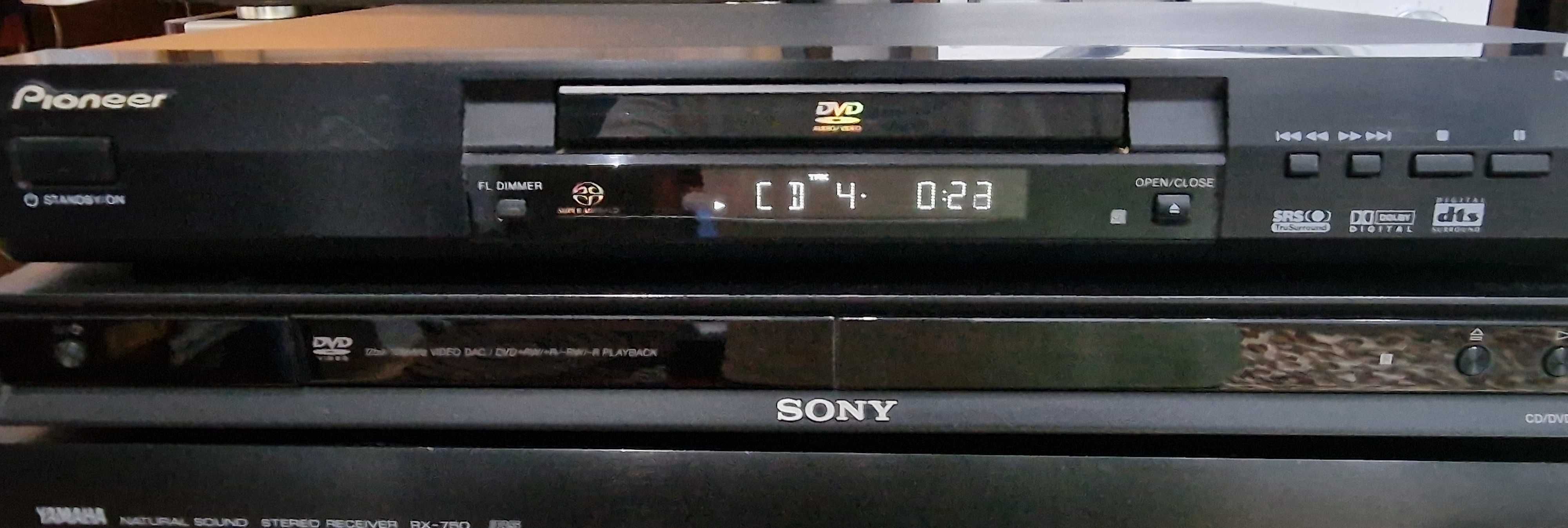 CD/DVD player Sony DVP-NS38 si SACD/DVD Pioneer DV-565A