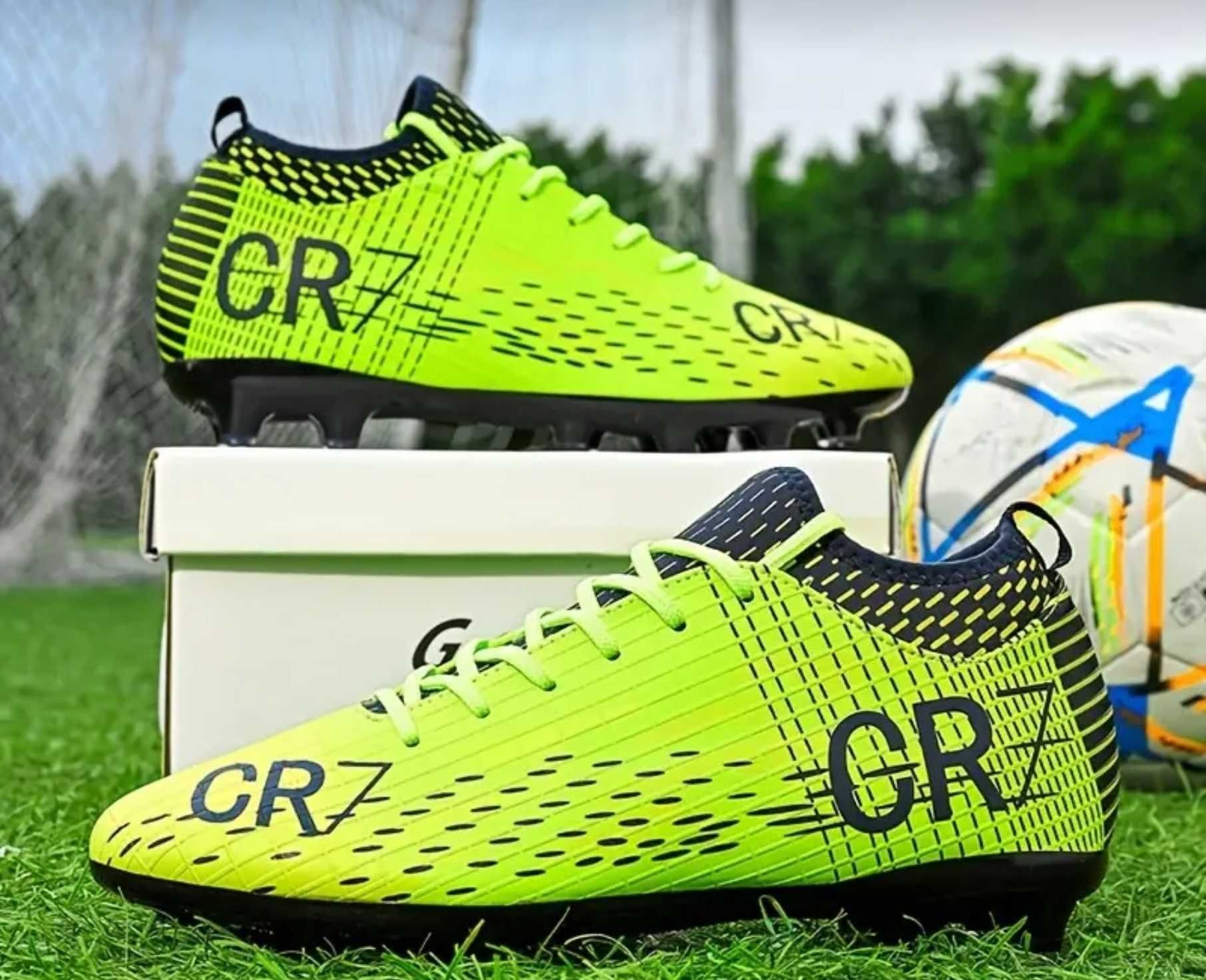 CR7 Детски Футболни бутони Роналдо Жълт Електрик НОВО Калеври 36