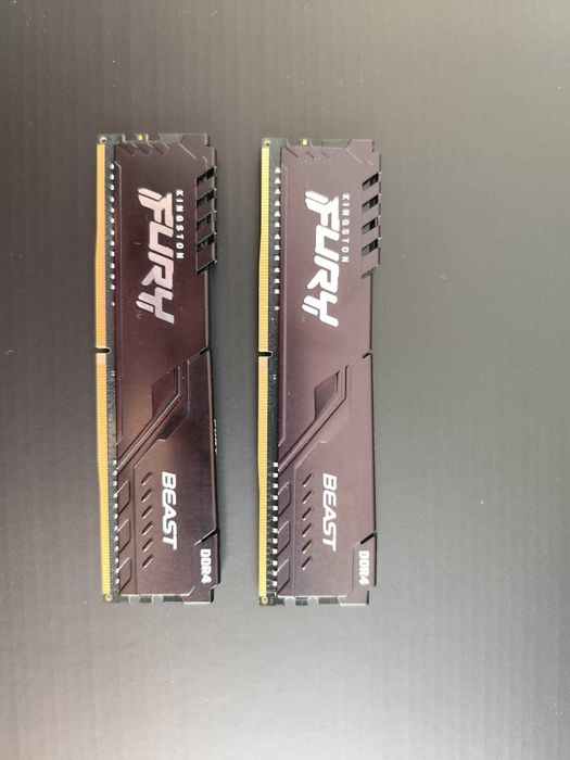 RAM KINGSTON Fury Beast, 2X8GB DDR4, 3200MHz, CL16, KF432C16BB/8