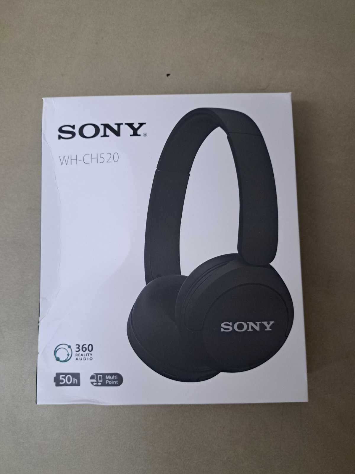 Стерео безжични Bluethooth слушалки SONY WH-CH520B