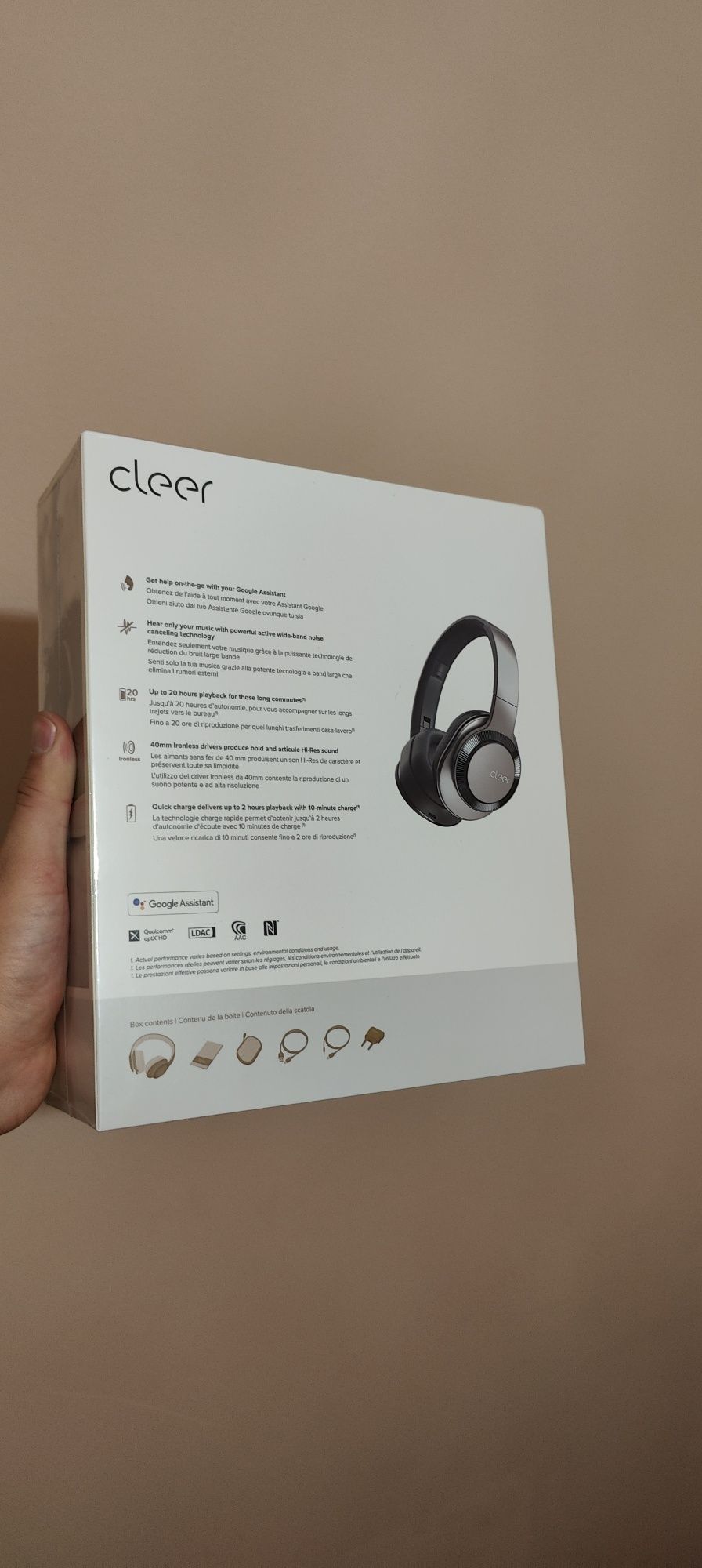 Нови слушалки over ear cleer flow 2