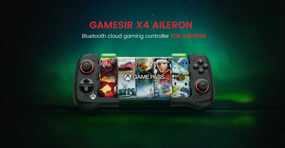 Мобилен контролер - GameSir X4 Aileron RGB с осветление/за Android iOS