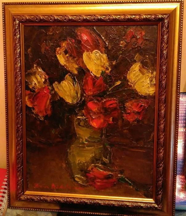De vanzare tablou Vaza cu flori - Ileana Radulescu