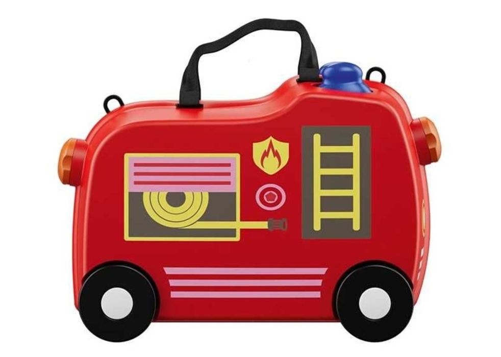Детски куфар за яздене пожарна кола