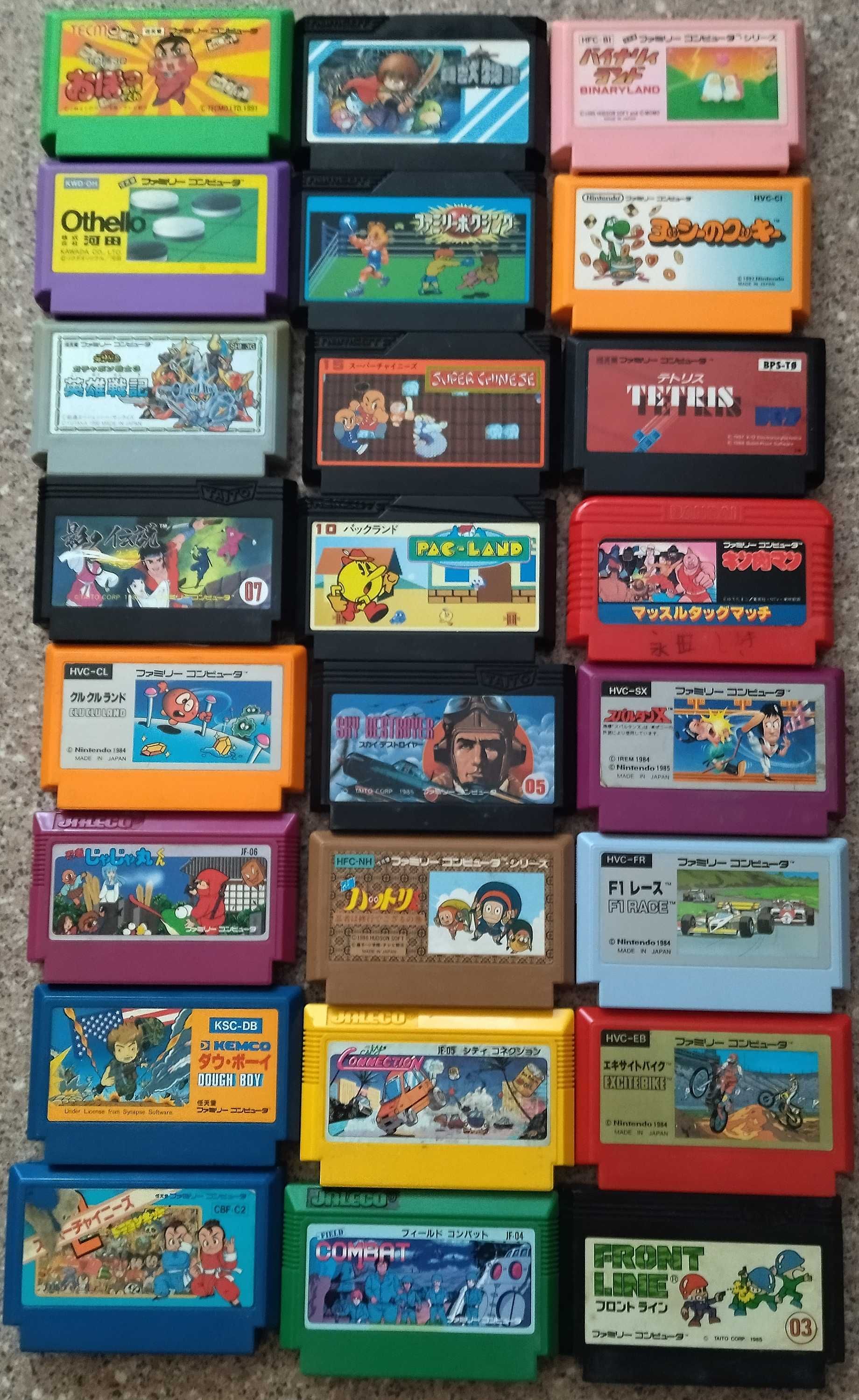 Игровые картриджи на денди famicom nintendo