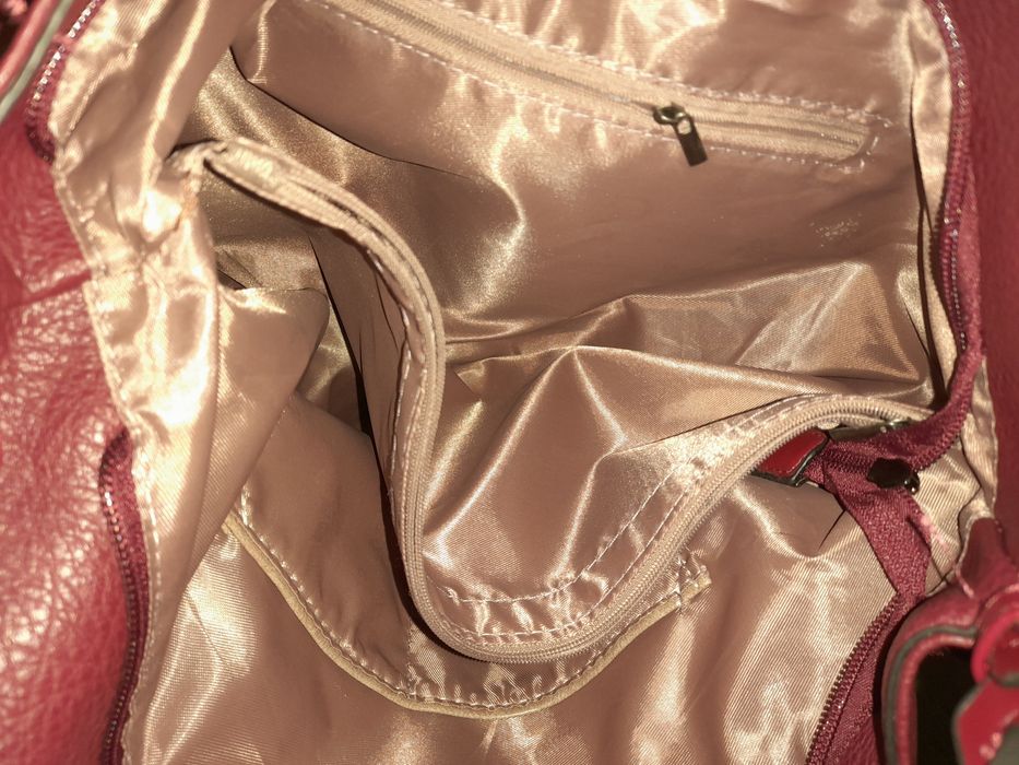 Geanta Xxl  shopper 40/40 cm visiniu inchis