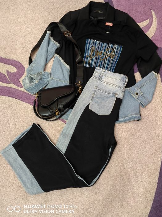 Сет Liu Jo (сако,блузка и дънки)