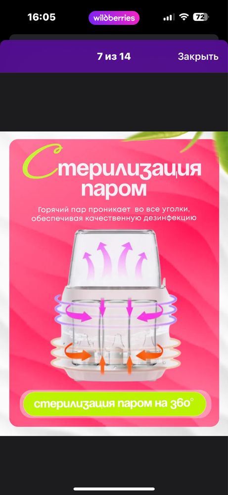 Стерилизатор бутылочек