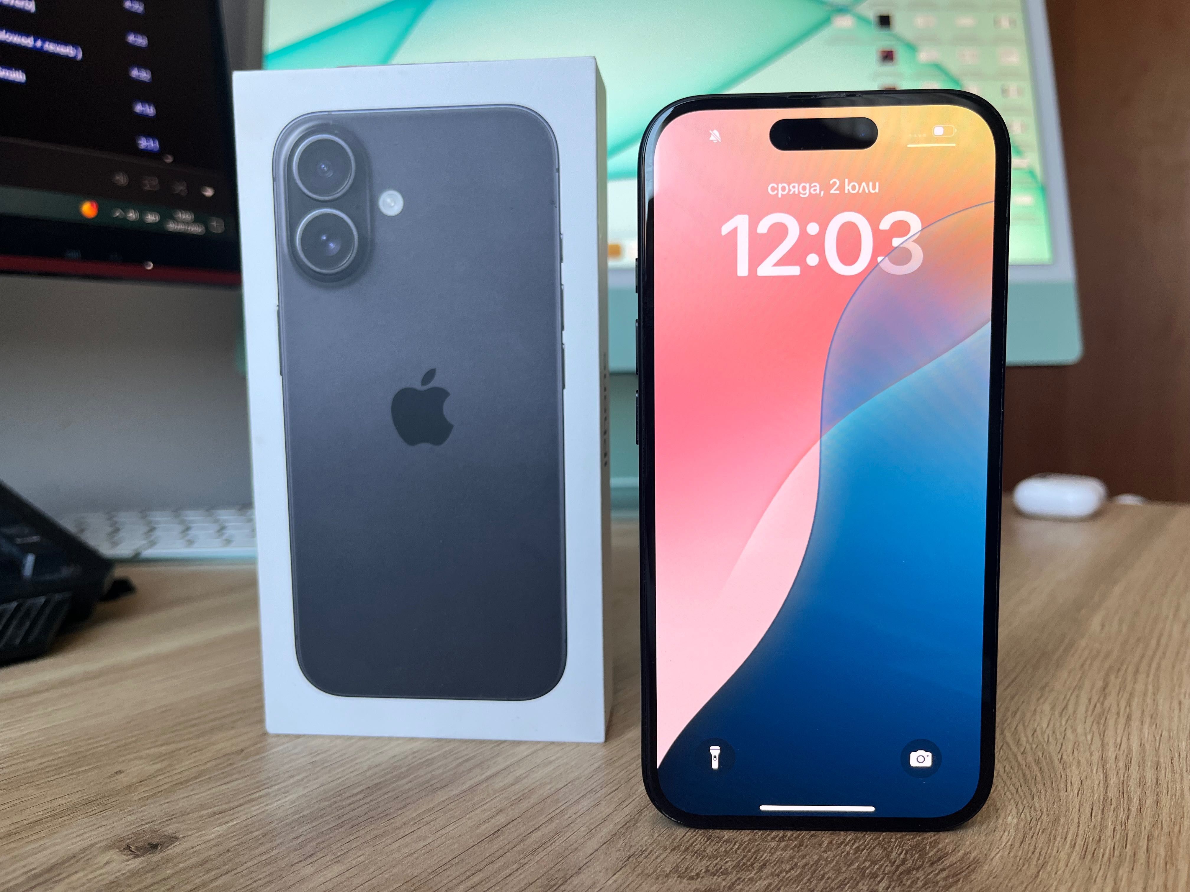 IPHONE 16 Като Нов + Гаранция + 100% Батерия