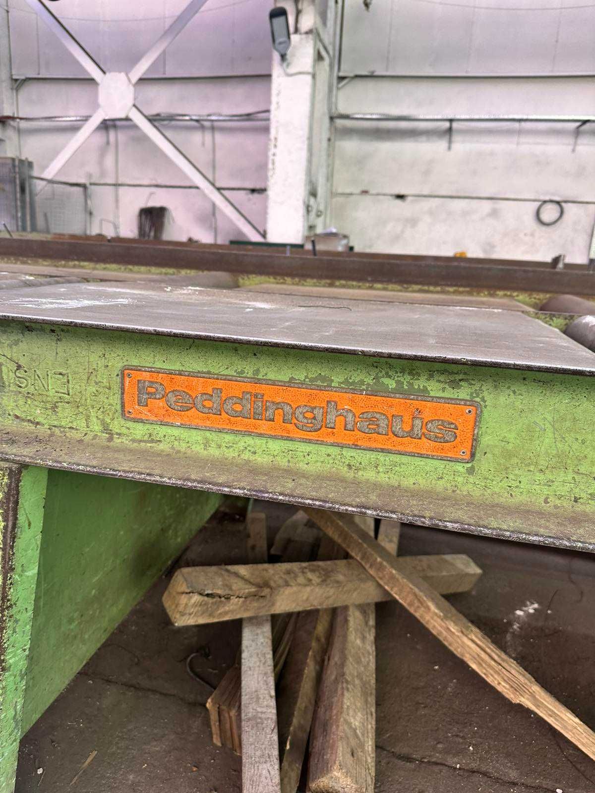 2 бр Автоматични ролкови маси Peddinghaus  с 4 машини за огъване 2 бр