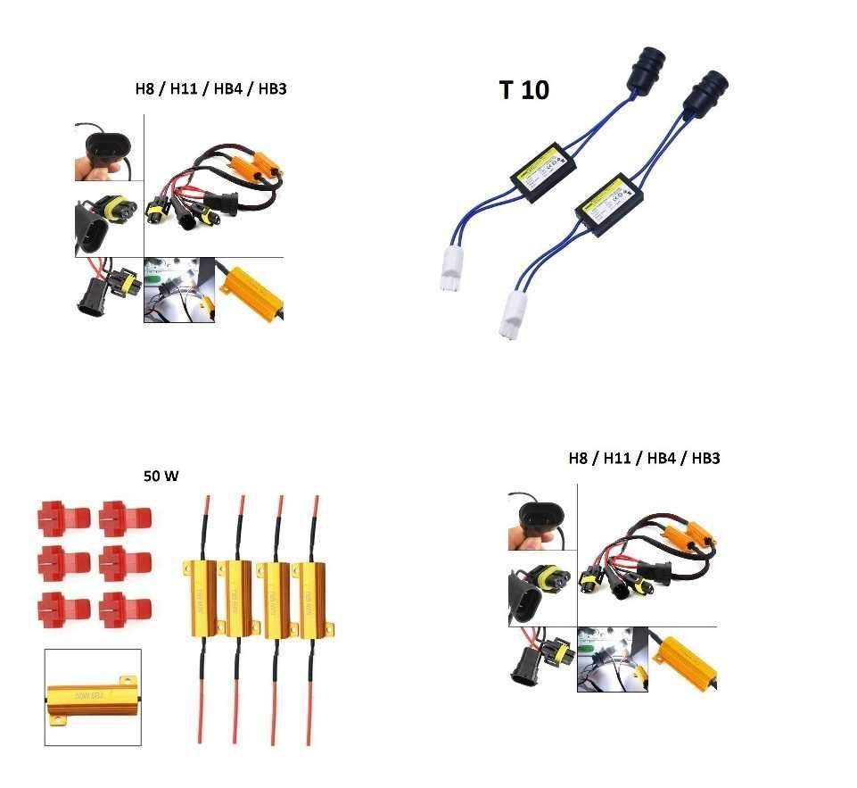 Anulator Eroare Bec Ars CANBUS   H11 - H8 - HB3 - HB4 - T10 - 50W