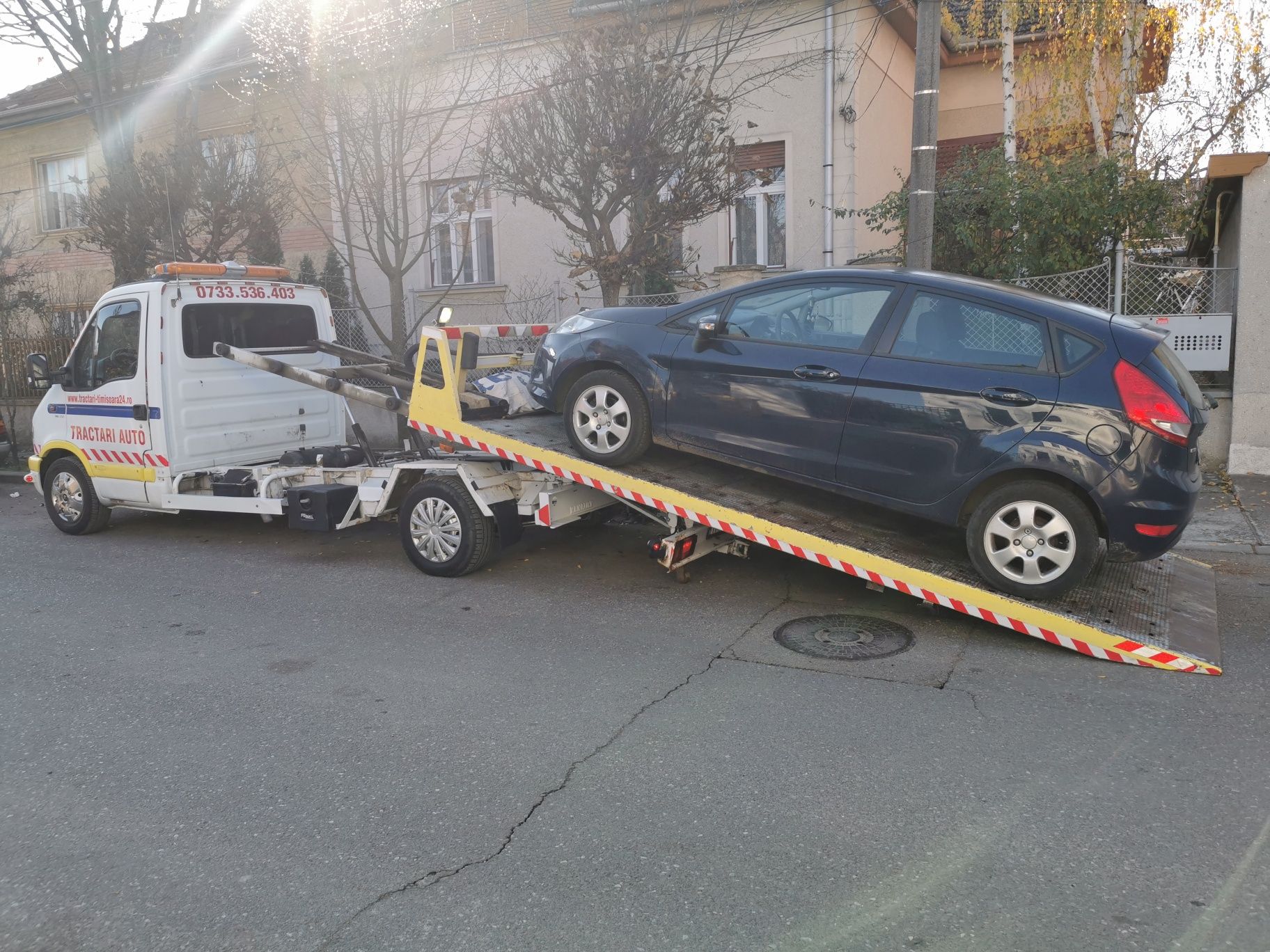Tractari Non-stop A1 Traian-Vuia, Faget-Margina, Coșava , Coșevița,