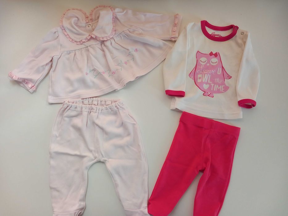 Маркови  дрешки за момиченце 0-3м