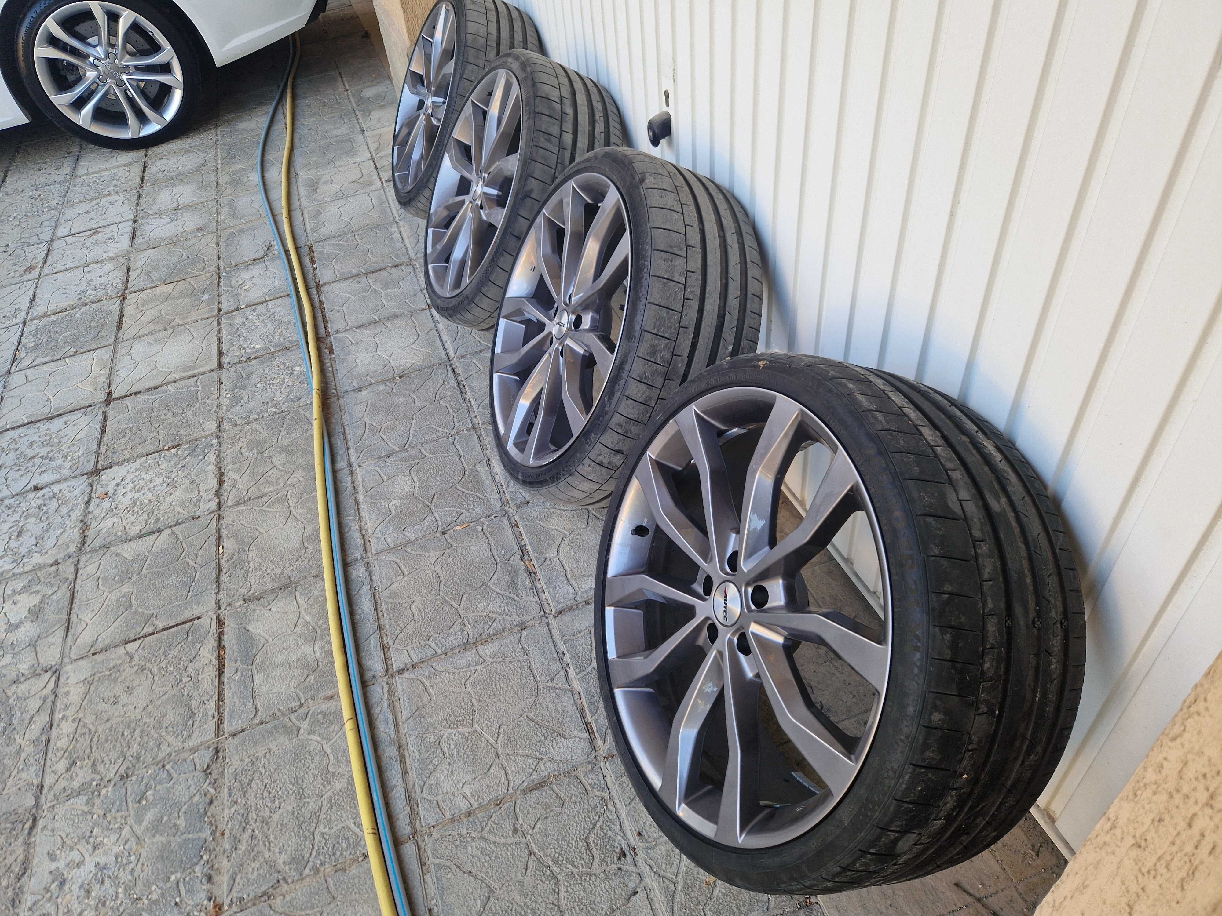 5 броя джанти AUTEC 9.0Jx21  +  гуми Continental SportContact 6
