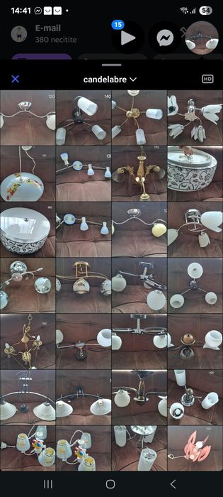 URGENT  Lichidare stoc  Candelabre lustre aplici NOI de la 20 lei buca