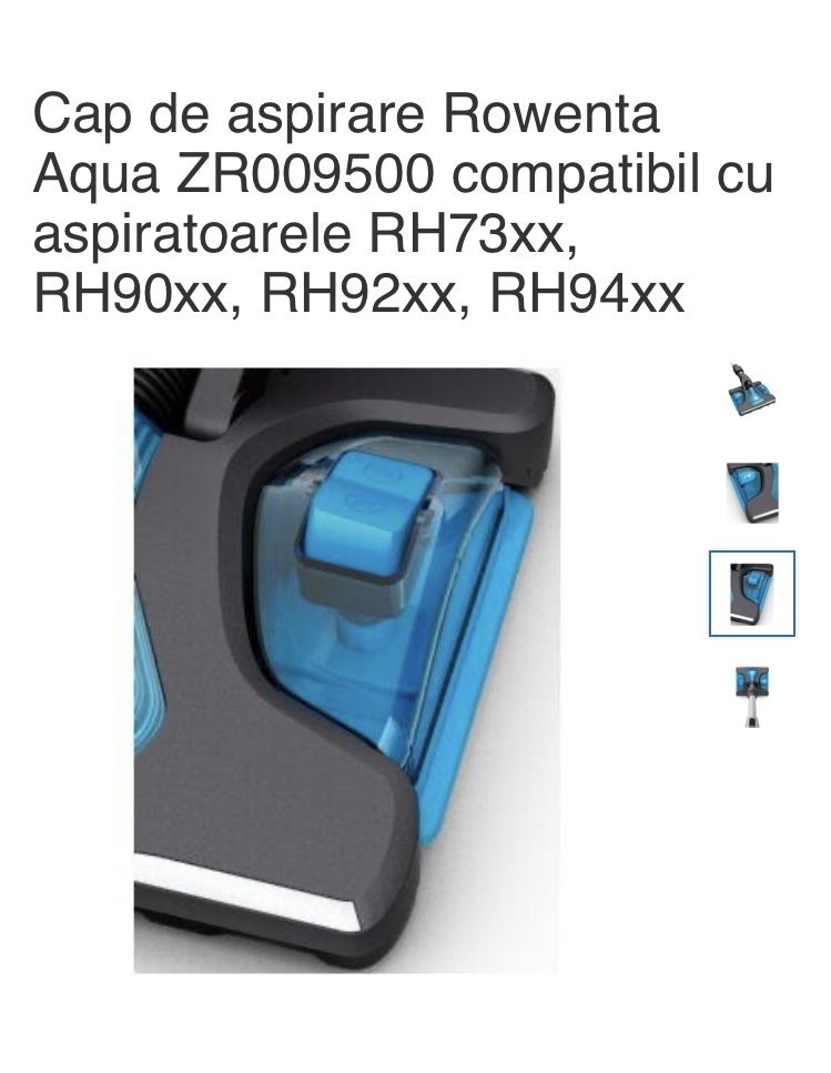 Cap de aspirare Rowenta Aqua ZR009500