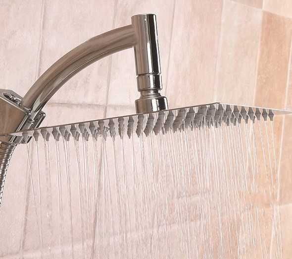 Cap de dus din inox cu furtun