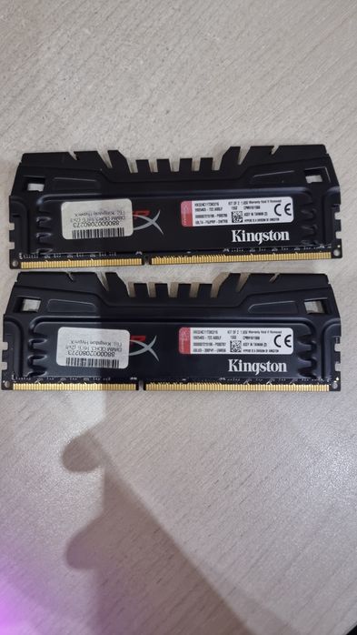 Оперативная память Kingston HyperX Beast DDR3 16 ГБ (2×8 GB) 2400 MHz