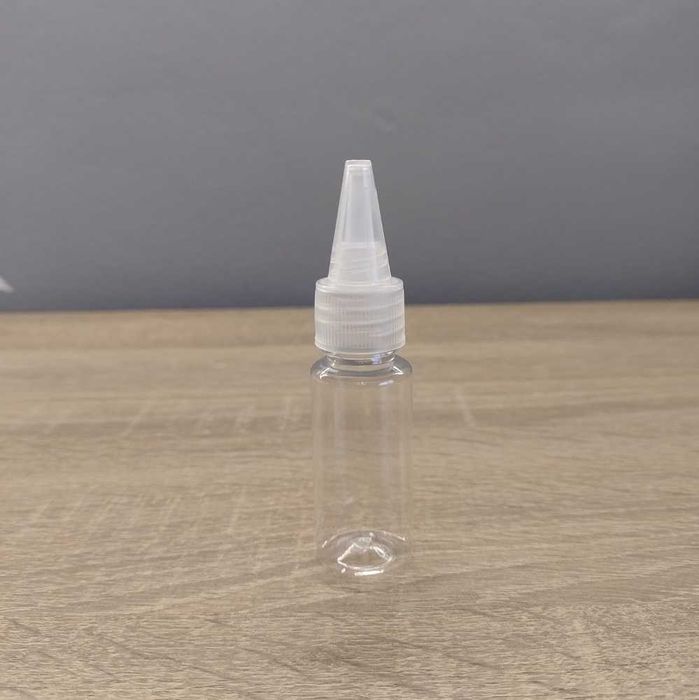 Комплект пластмасови шишенца с винтова капачка и капков дозатор, 20 мл